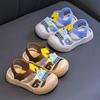 Детские тапочки летние для девочек и мальчиков нескользящие мягкие тапочки с рисунком для малышей