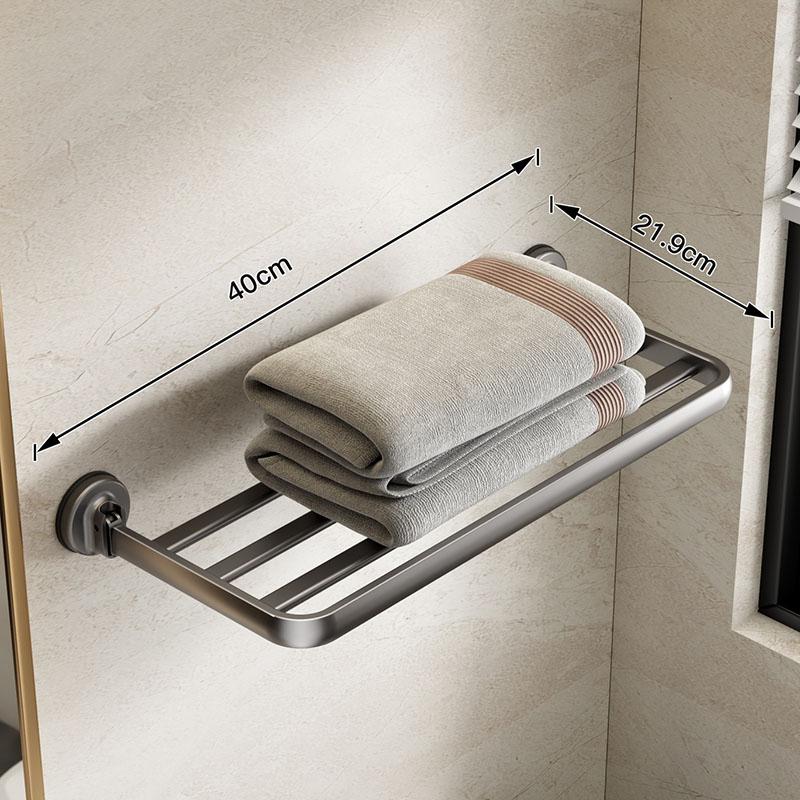 Вакуумная вешалка для полотенец с отрицательным давлением для ванной комнаты, настенная, с большим интервалом для вентиляции, алюминиевая, устойчивая к ржавчине