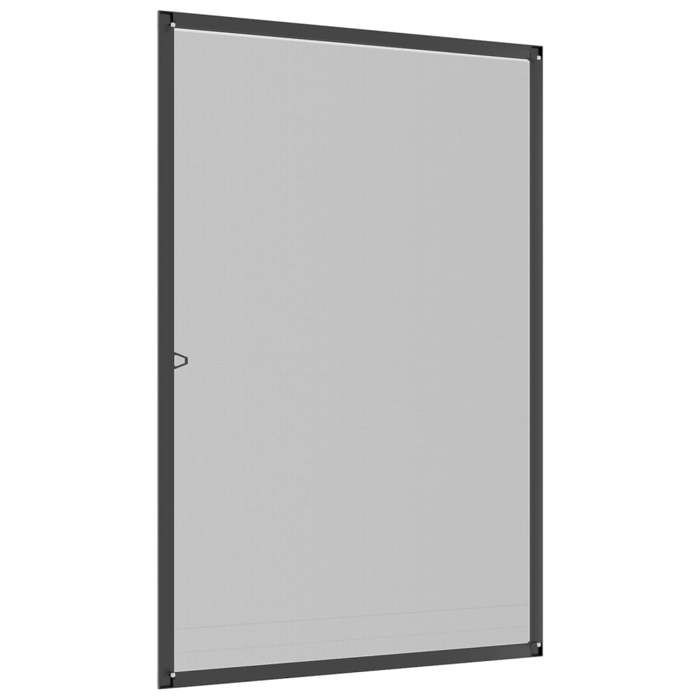 Moustiquaire pour fenêtre - Maison Exclusive - Cadre aluminium - Maille fibre de verre anti-UV - Découpable, sans perçage