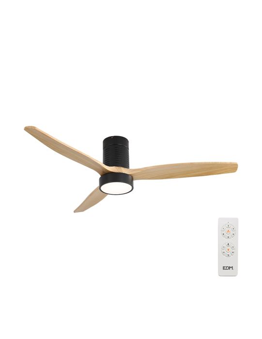 Kara Edm Smart Ventilateur De Plafond Bois Lumière Led 3000/4000/6000k