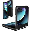 Фолуу (Улучшенный тонкий чехол для Motorola Razr Plus 2023, Ультратонкий матовый ПК с нескользящим захватом, Защитная крышка для Motorola Razr+