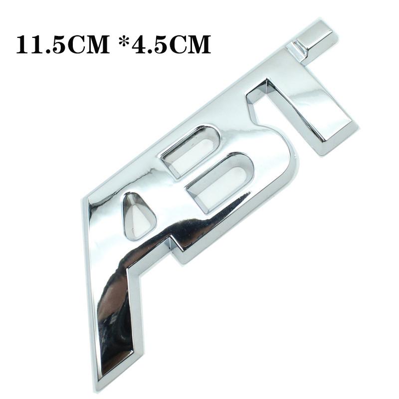 2026 3D Metal ABT Logo Car Front Grille Emblem Badge Stickers Decals For 4YTFG A4 A6 A5 A7 A1 SQ5 TT RS6 RS3 Q7 Q5 Q8 A3 VW Golf 7 Q3