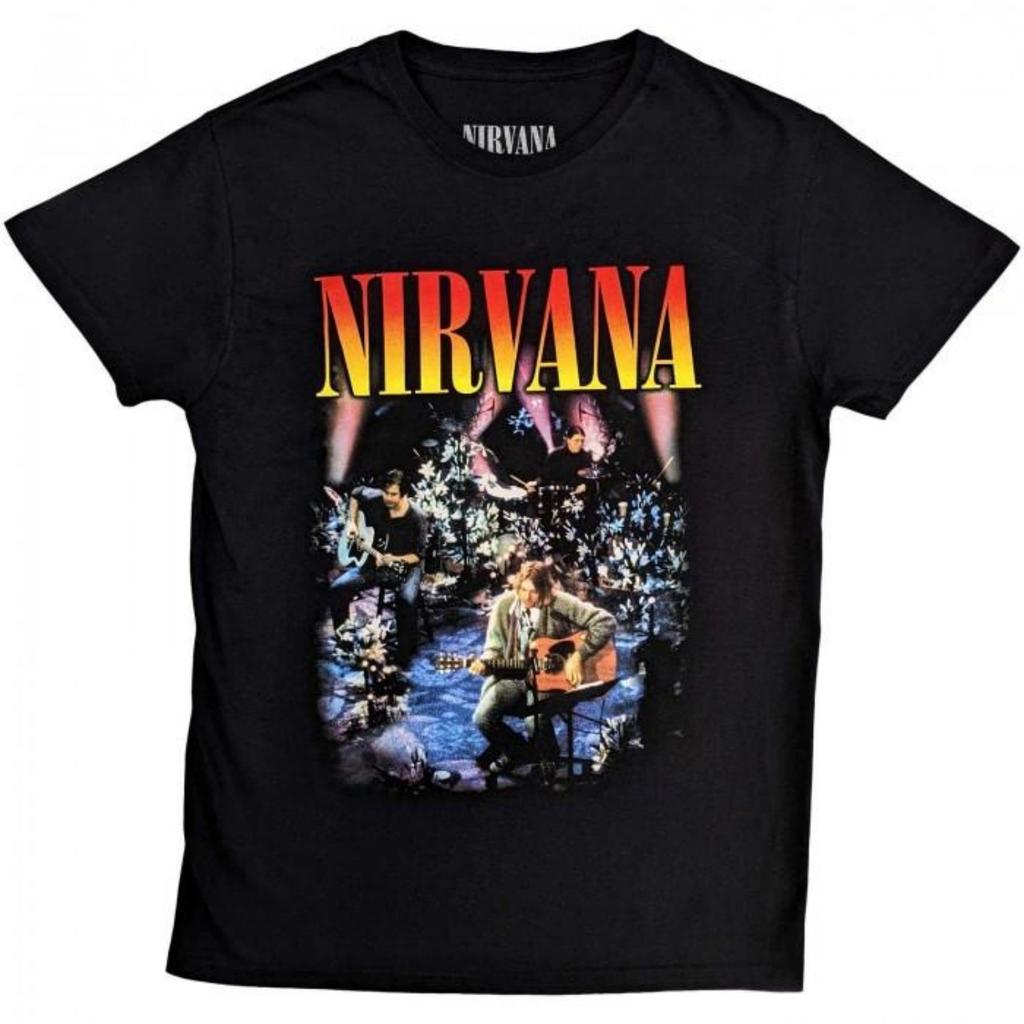 Унисекс футболка для взрослых Nirvana Unplugged с фотографией