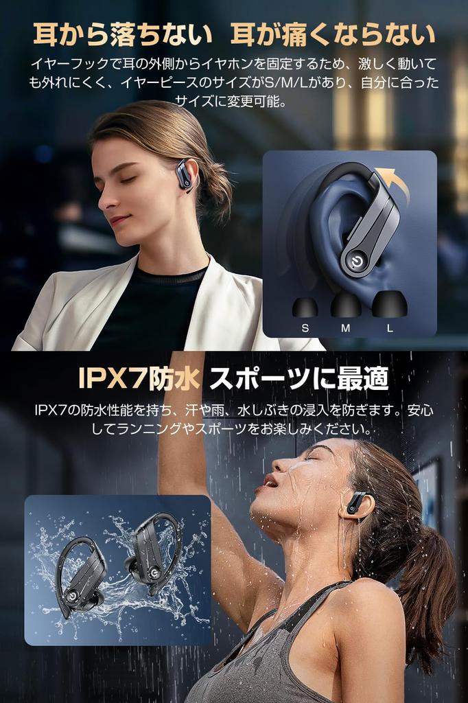 Новые Bluetooth Беспроводные Наушники Bluetooth с до 48 часов работы Bluetooth Удобный светодиодный индикатор уровня заряда батареи Bluetooth Раздельное левое и Автоматическое мгновенное