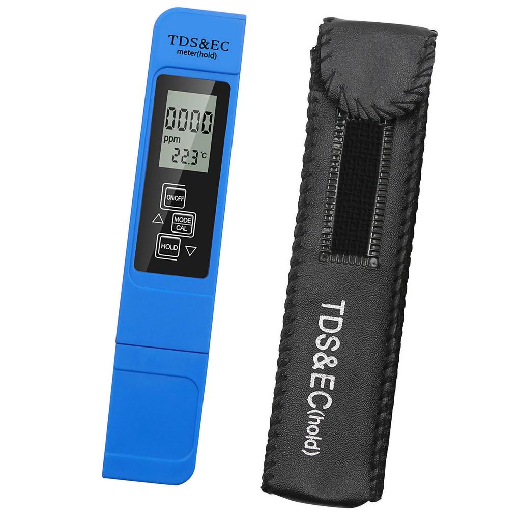 TDS EC Meter Portable Compact LCD Display 3 In 1 TDS EC Temperature Water Quality Test Pen for Aquarium Swimming Pool