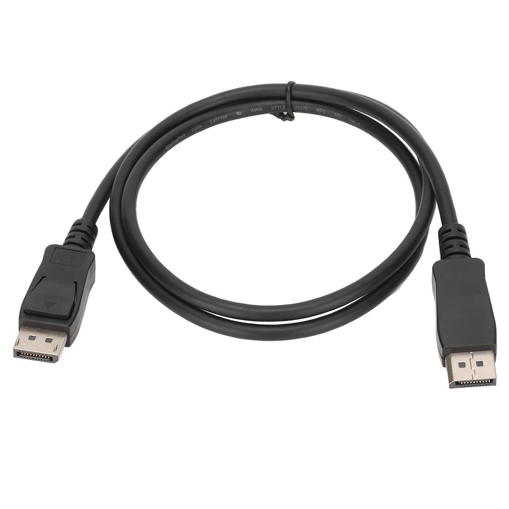 Кабель DP Male to DP Male, высокоскоростной 32AWG 4K 60 Гц HD DisplayPort кабель с пылезащитным чехлом 1,5 м 4,9 фута
