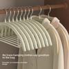 Luxury Non-Slip Plastic Hanger for Adults - Traceless Semicircular Design for Home & Clothing Stores