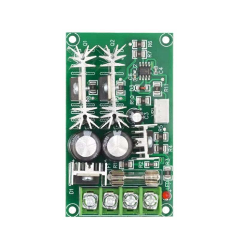 1Pcs 20A Current Regulator Dc10-60V Motor Speed Regulator 12V 24V 36V 48V High Power Drive Module Pwm Motor Speed Controller