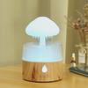 Cloud Rain Humidifier with Colorful Lights & Ultrasonic Atomization - Aromatherapy Mushroom Design