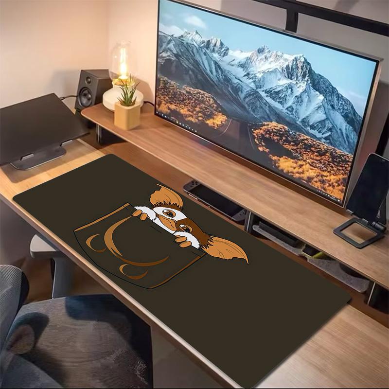Gremlins Print Cushion Non-slip Laptop Tablet Big Mousepad XXL Mat Mini PC Playmat With Lock edge