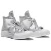 Converse Chuck Taylor All Star Comfortable Fashion Slip Resistant Durable High Top Sneakers Unisex Sneakers Silver A12772C