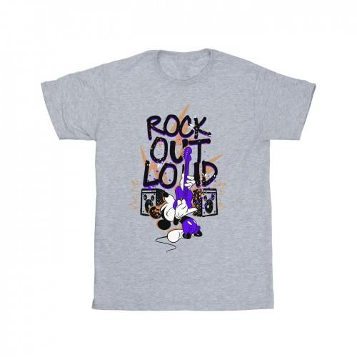 Disney Girls Mickey Mouse Rock Out Loud Cotton T-Shirt