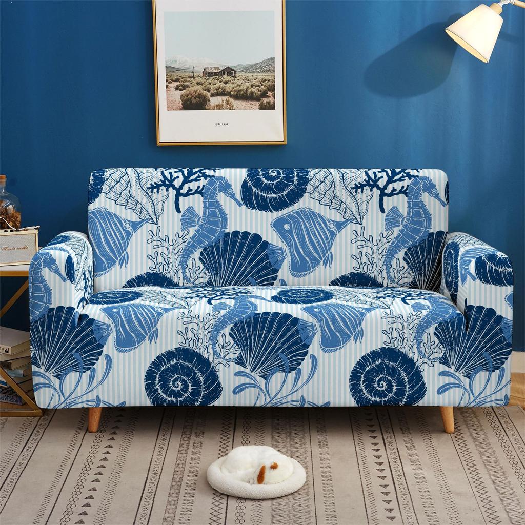 Lazy Non-Slip Elastic Sofa Cover, Pad Towel, All-Inclusive Universal Cover For All Seasons, Combined Magic Cover Leather Sofa Cover