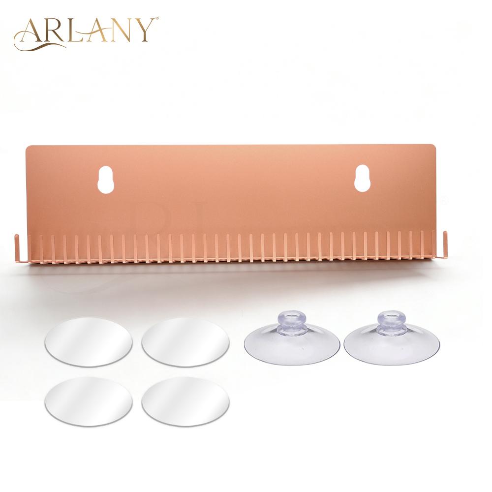 ARLANY Stainless Steel Hair Extension Hanger Hair Display Holder for Salons Organizer Rack for Weft, Clip-In, Tape-In Extensions