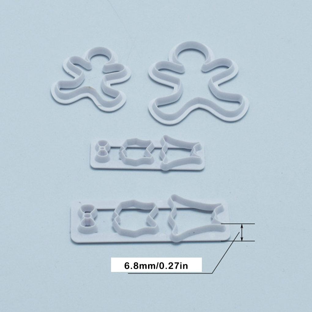4 шт. Форма для печенья, пресс-форма для торта, конфет, резака, рождественский фестиваль, сделай сам, ремесла, пресс-форма, свадебные кухонные инструменты для украшения