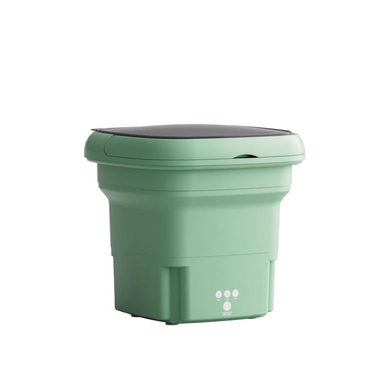 Новая мини-складная стиральная машина для мытья фруктов, электрическая сенсорная кнопка, бытовая портативная стиральная машина, складная бочка для путешествий