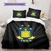 Brøndby IF  Pattern Bedding Quilt Set  Home Decoration  Gift (1 * duvet cover + 2 * pillowcase  without core)