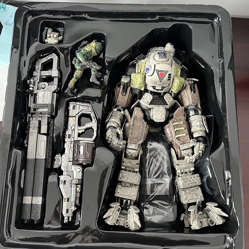 PLAY ARTS Фигурка Titanfall Atlas Сочлененная Фигурка Действия Модель Игрушки Креативная Подвижная на Суставах Крутая Кукла Настольное Украшение Подарок