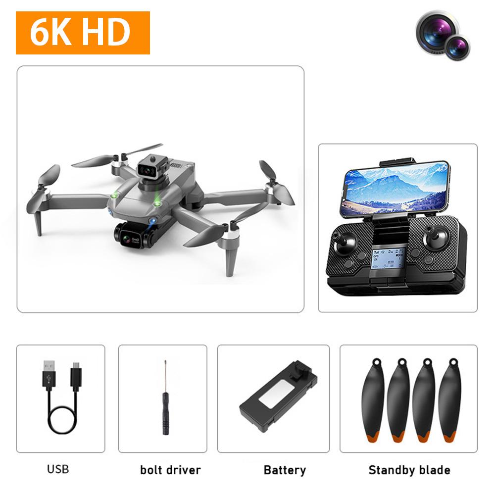 New K998 8K HD dual camera drone intelligent obstacle avoidance quadcopter GPS WIFI brushless RC helicopter children's toys