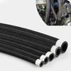AN4 AN6 AN8 AN10 Nylon Stainless Steel Braided Brake Gas Oil Cooler Fuel Line Hose CPE Synthetic Rubber Fuel Pipe