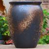 Vintage Ceramic Pot for Indoor/Outdoor Use – Large, Breathable Coarse Pottery for Green Plants, Tall Wide Mouth Design for Bougainvillea & Succulents