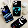 Чехол для телефона D-Deltarune Ralsei для iPhone 16 15 11 12 13 14 17 Pro Max Plus Серебристый Сатиновый Чехол Funda