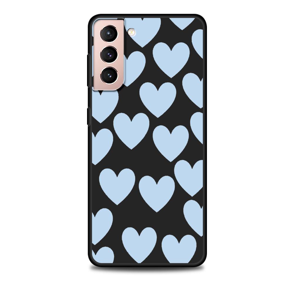 Чехол Love Heath для Samsung Galaxy S22 Ultra Чехол для телефона S21 S20 FE S10 5G S9 S8 Plus S10e S7 Edge Черный Мягкий Силикон Милая Оболочка