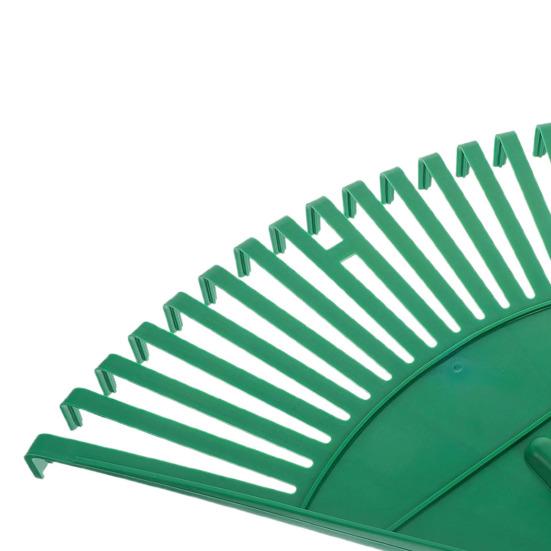 Садовые грабли для соломы с 16 зубьями, широкая насадка для граблей, простая в установке, насадка для газонов, опавшие листья, мертвая трава