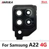 Housing Back Rear Camera Glass Lens With Cover Frame Holder For Samsung A22 5G A22 4G Black Purple Green White