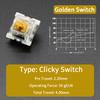 Outemu Switch for Keyboard 3Pin Linear Tactile Clicky Silent Switches for Mechanical Keyboards Gray White Red Blue Gaming Switch Pushbutton Switches