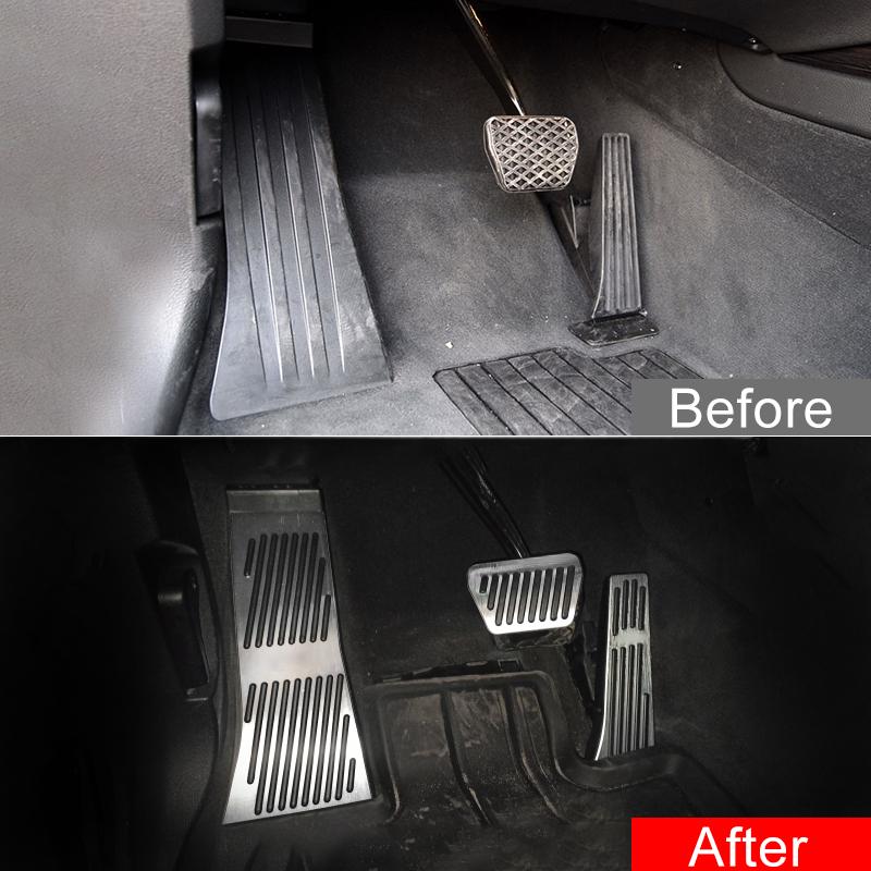 Для BMW X5 E70 F15 F85 X6 E71 E72 F16 F86 алюминиевая педаль акселератора автомобиля педаль тормоза без сверления крышка подставки для ног