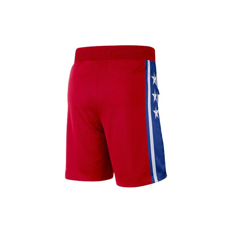 Nike Мужские баскетбольные шорты Philadelphia 76ers красные AV6622-657