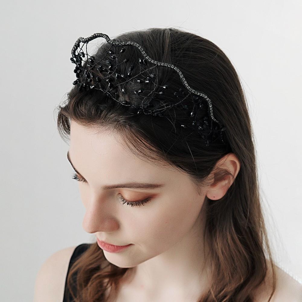 Handmade Sparkling Rhinestone Tiara Wedding Headpieces Bride Hair Bands Birthday
