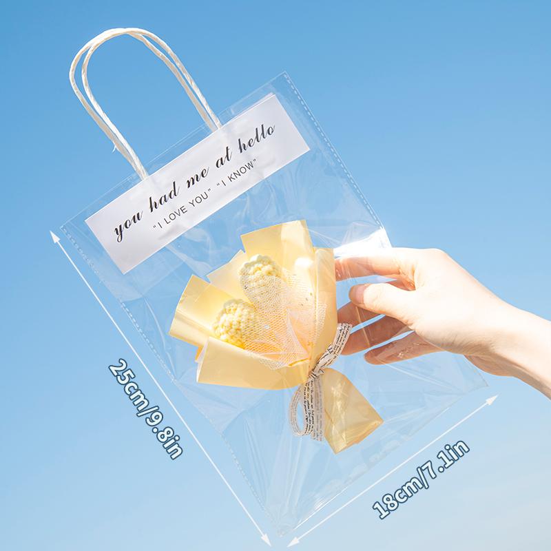 Букет вязаных цветов Выпускной букет 2025 Букет с кавайным мишкой Ручной работы Подарок на выпускной для учителей и студентов