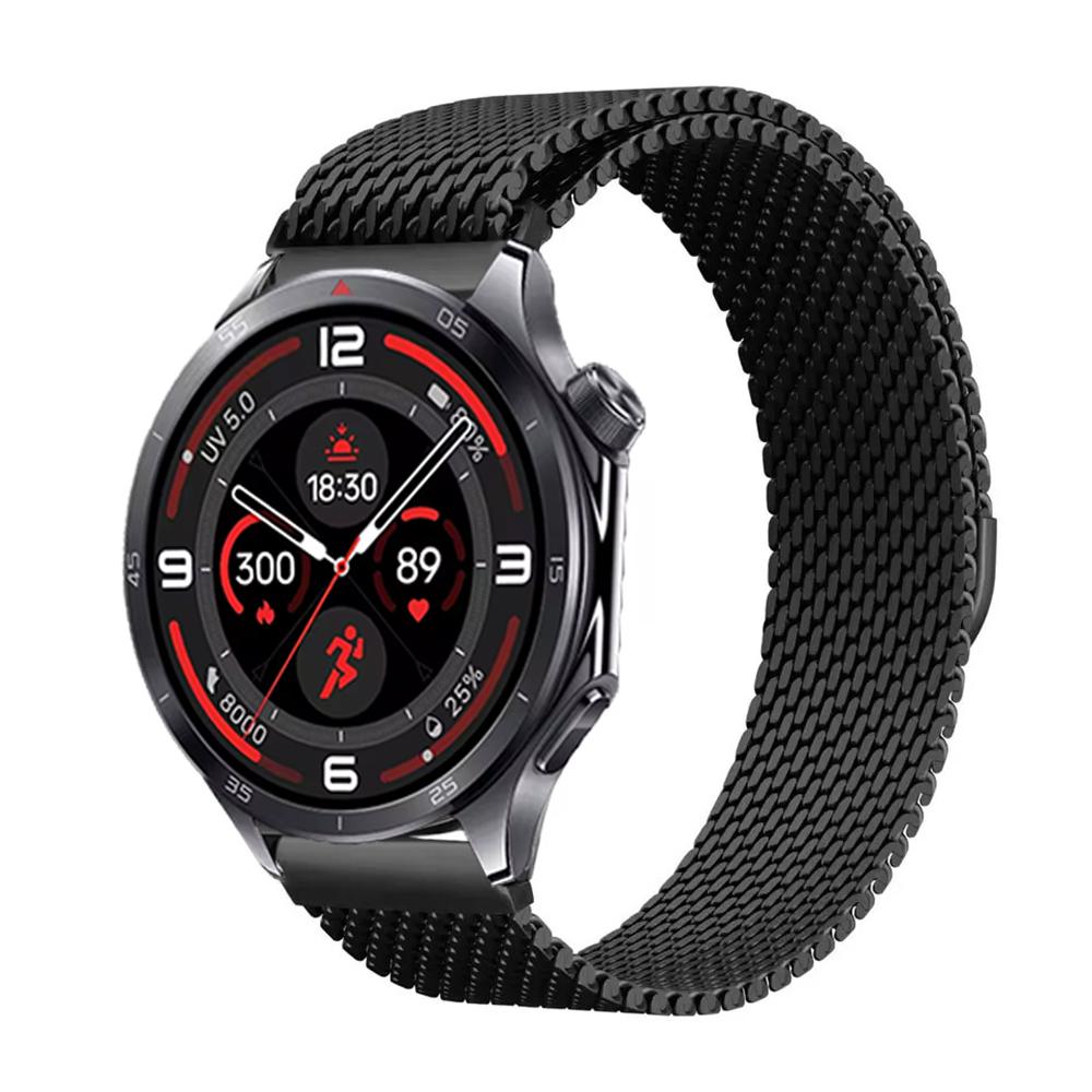 22 мм 20 мм 18 мм Миланский ремешок для Oneplus Watch 3 46 мм 43 мм/Lite/2/2R Магнитный браслет для OPPO Watch S/X2 mini Стальной браслет