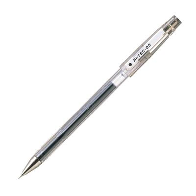 Pilot Гелевая шариковая ручка LH200C5B Hi-Tec 0,5", Черная, Набор из 10 штук,