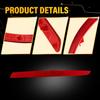 Red Case Reflectors Side Bumper Fit Marker Kia Optima 2014-2015 Left Rear Right