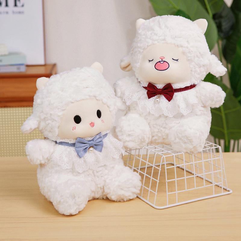 Adorable Plush Sheep Doll Soft Toy Perfect For Kids Bedtime Cuddles And Birthday Gifts