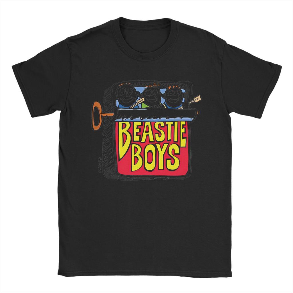 Beastie Boys Футболка "Банка Сардин" Летняя Популярные Футболки Мужские Хлопок Дышащая Оверсайз Топы Футболки С Коротким Рукавом Y2K Смешные Топы