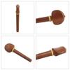 4Pcs/set Mahogany Cello Pegs Cello Part Tuning Pegs Cello Pegs Tuners Cello Pegs Drop Cello Shafts Handle for Cello
