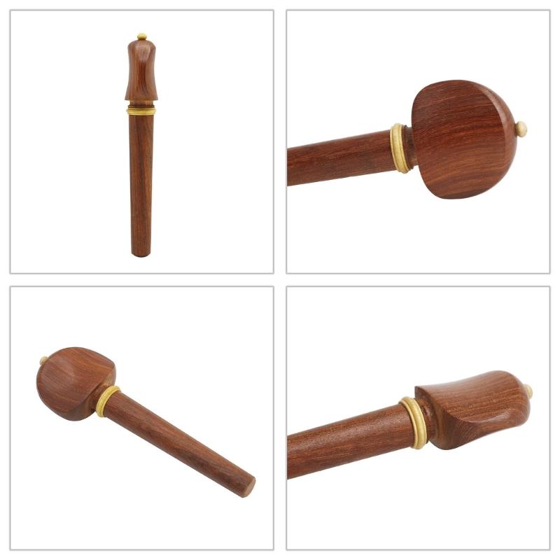 4Pcs/set Mahogany Cello Pegs Cello Part Tuning Pegs Cello Pegs Tuners Cello Pegs Drop Cello Shafts Handle for Cello