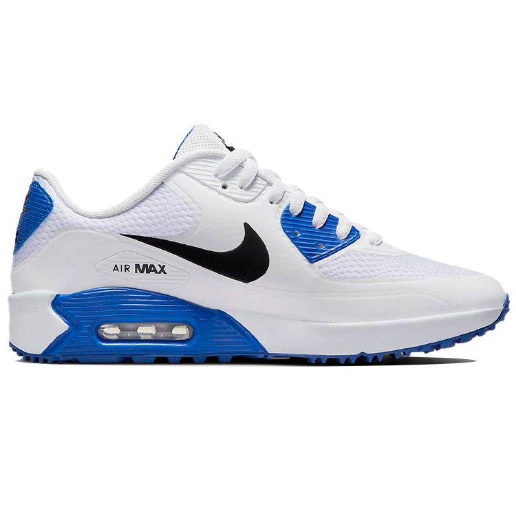 Nike Кроссовки унисекс Air Max 90 Golf White Racer Blue Pure Platinum Black CU9978-106