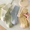 New Spring Summer Cute Women's Socks Japanese Fashion Female Cotton Socks Soft Breathable Absorb Sweat Fresh Sport Socks