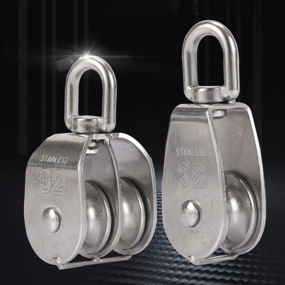 M15/20/25 Groove Pulley Swivel Traction Wheel Load-Bearing Fixed Pulley Crane