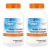 Мультивитамины Doctor's Best с Vitashine D3 и Quatrefolic, 90 растительных капсул, 2 упаковки
