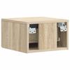 Wall Mounted Side Table Sonoma Oak 34.5 x 33 x 20 cm