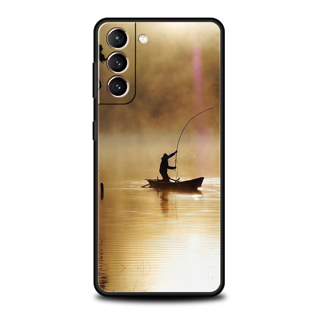 Рыбалка Чехол для телефона Для Samsung Galaxy S24 S23 S22 S20 Ultra S21 FE 5G S10 S9 Plus S10E S8 Мягкий силиконовый чехол