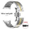 Stainless Steels Strap for Samsung Galaxy Watch 8 Classic 46mm 40mm/44mm Wristband Luxury Bracelet for Samsung Galaxy Watch 7 Ultra 47mm Accessories
