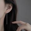 Серьги-каффы с цепочкой и кисточками: Универсальные модные серьги для женщин в прохладном стиле