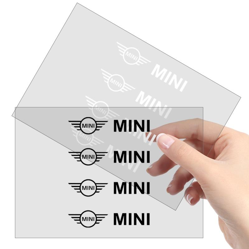 4 шт. Наклейки на дверные ручки автомобиля Наклейки на шины Зеркало заднего вида Украшение для MINI Cooper F54 F55 F56 R56 R60 Roadster Clubman Coupe